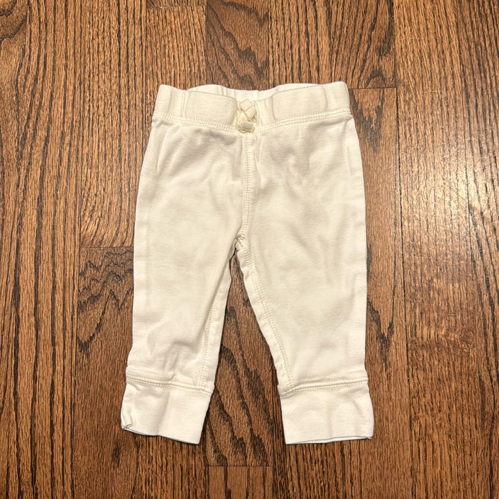 3/$10 - Carter’s white pants | 6 months